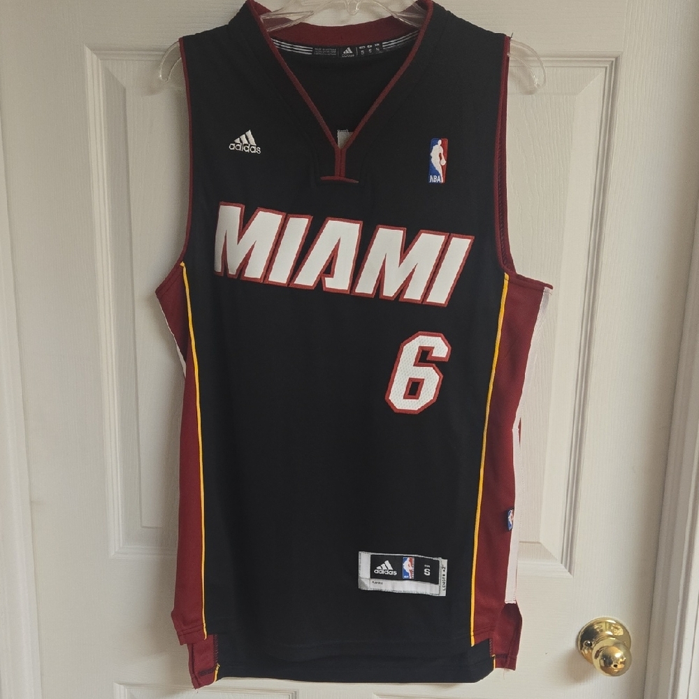 Adidas Miami Heat Lebron James #6 Official Jersey